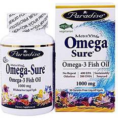 Paradise Herbs Med-Vita Omega-Sure Omega-3 Fish Oil 1000 mg 30 Gel