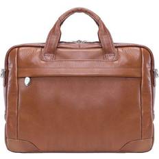 Briefcases on sale McKlein Pebble Grain Calfskin Laptop Briefcase Medium 15" - Brown