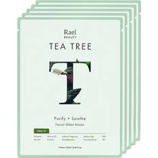 Rael Rael Beauty Tea Tree Facial Sheet Masks 5 Masks
