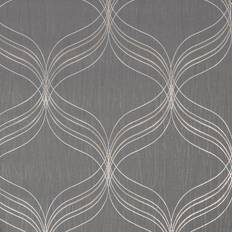 Boutique Optical Grey Geometric Bronze Effect Textured Wallpaper