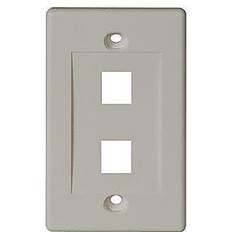 Tripp Lite N042-001-WH 2-Socket Faceplate