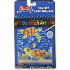 Melissa & Doug Sealife Color Reveal Scratch Art Pad