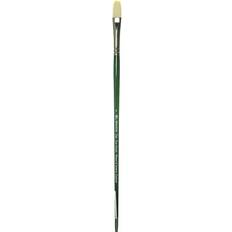 Green Brushes Winsor & Newton Winton Hog Brushes 6 long flat