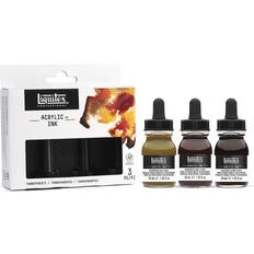 Acrylic Ink Transparents 3-sæt 30 ml