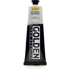 Golden OPEN Acrylic Colors cadmium yellow medium (CP) 5 oz. tube