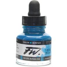 Turquoise Acrylic Paints FW Artists' Ink turquoise 1 oz