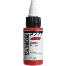 Golden High Flow Acrylics naphthol red light 1 oz