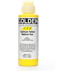 Golden Fluid Acrylics cadmium yellow medium hue 4 oz