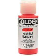 Golden Fluid Acrylics naphthol red light 1 oz