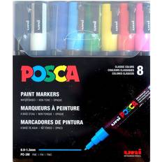 Uni Posca Fine Tip Pen 8-pack