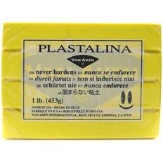 Yellow Dough Clay Plastalina Modeling Clay yellow 1 lb. bar