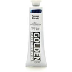 Golden Heavy Body Acrylics turquoise (phthalo) 2 oz