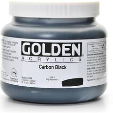 Golden Heavy Body Acrylics carbon black 32 oz