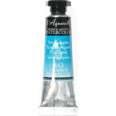 Turquoise Water Colours L'Aquarelle French Artists' Watercolor turquoise green 10 ml C58