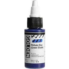 Green Acrylic Paints Golden High Flow Acrylics phthalo blue (green shade) 1 oz