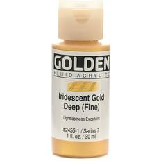 Golden Fluid Acrylics iridescent gold deep fine 1 oz