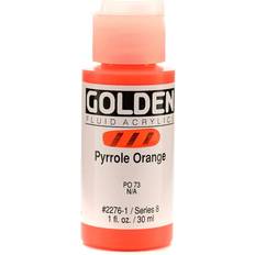 Golden Fluid Acrylics pyrrole orange 1 oz