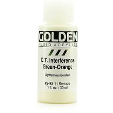 Golden Fluid Acrylics 30 ml 2485 C.T. Interference Green-Orange