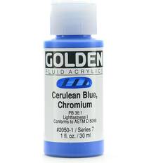 Golden Fluid Acrylics cerulean blue chromium 1 oz