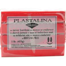 Red Dough Clay Plastalina Modeling Clay red 1 lb. bar