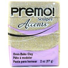 Sculpey Premo 2 oz, Yellow Gold, Glitter