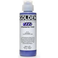 Purple Acrylic Paints Golden Fluid Acrylics ultramarine violet 4 oz