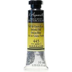 Pink Water Colours Sennelier L'Aquarelle French Artists' Watercolor brown pink 10 ml C75