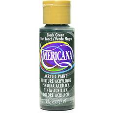 Americana Acrylic Paints black green 2 oz