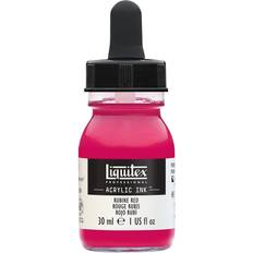 Liquitex Rød Akrylmaling Liquitex PROF ACRYLIC INK 30ML RUBINE RED 388