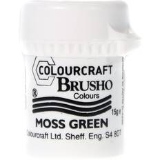 Verde Brochas Brusho Colors moss green 15 g (0.53 oz. jar