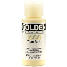 Golden Fluid Acrylics titanium buff 1 oz