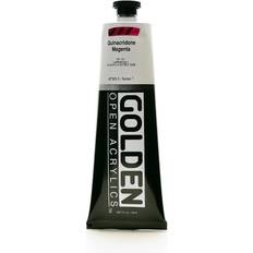 Golden OPEN Acrylic Colors quinacridone magenta 5 oz. tube