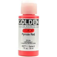 Golden Fluid Acrylics pyrrole red 1 oz