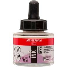 Violetti Akryylimaalit Amsterdam Acrylic Ink Bottle Pearl Violet 30ml