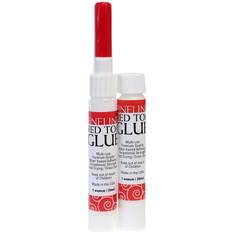 Red Paper Glue Fineline Red Top Glue Pkg of 2