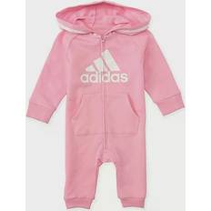 Babies Hoodies Adidas Baby Hooded Coverall - Pink