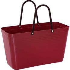 Shopping Bag Large (Green Plastic) - Maroon