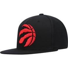 Mitchell & Ness Toronto Raptors Team Ground Snapback Hat - Black