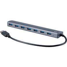 Monoprice USB 3.0 7-port Aluminum Hub with AC Adapter