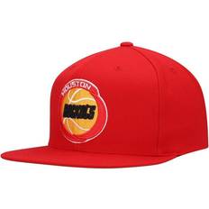 Mitchell & Ness Houston Rockets Hardwood Classics Team Ground Snapback Hat - Red