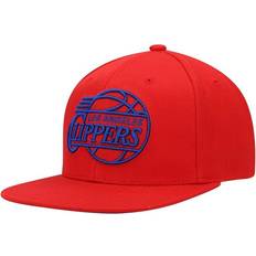 Mitchell & Ness LA Clippers Hardwood Classics Tonal Snapback Hat - Red