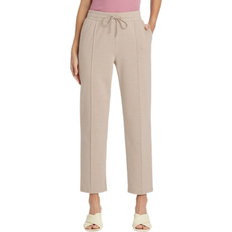 A New Day High Rise Knit Drawstring Ankle Pull on Pants - Light Brown