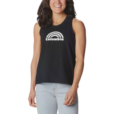 Columbia Tank Tops Columbia North Cascades Tank Women's - Black/White Rainbow