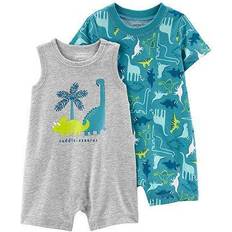 Carter's Dinosaur Rompers 2-Pack - Blue (V_1N082710)