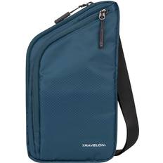 World Travel Essentials Slim Crossbody Bag - Peacock Teal