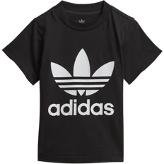 9-12M T-shirts Children's Clothing Adidas Toddler's Trefoil Tee - Black/White (DV2829)