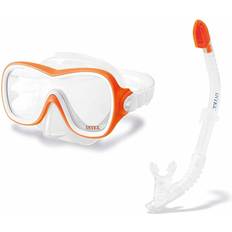 Bianco Set da snorkeling Intex Set Maschera Boccaglio Wave Rider