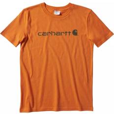 Carhartt Boy's Short Sleeve Logo T-Shirt - Exotic Orange