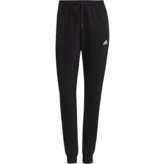 adidas Women's Essentials Fleece 3-Stripes Pants - Black/White