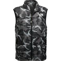 The North Face Youth Printed Reactor Insulated Vest - Asphalt Grey Explorer Camo (NF0A5J1V-364)